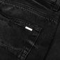 Varsity Eagle Logo Straight Jean - Faded Black