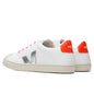 Junior Esplar Laces Chromefree - Extra White/Silver/Orange Fluorescent