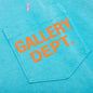 Vintage Logo Painted Tee - Turquoise