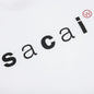 Sacai x WTAPS Print T-Shirt - White