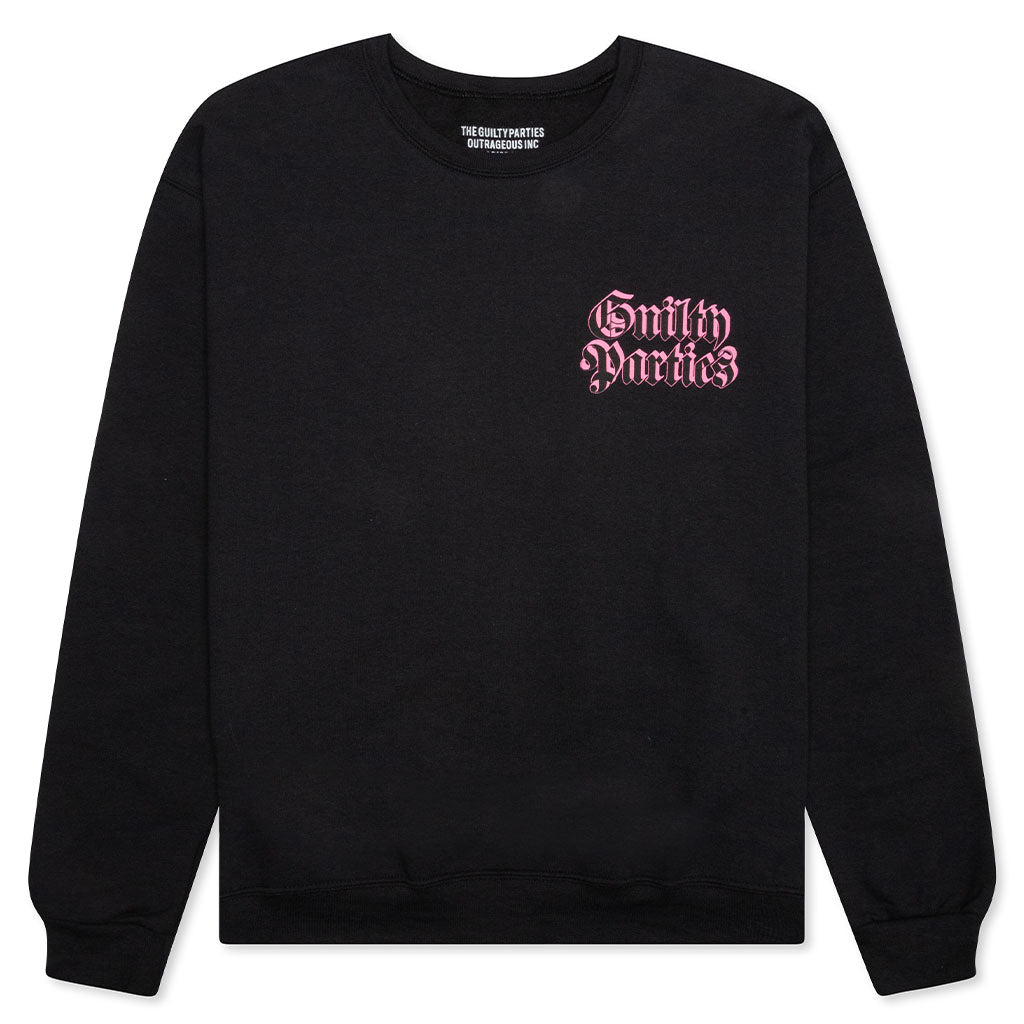 Crewneck Sweatshirt Type 6 - Black