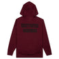 Heavyweight Pullover Hooded Sweatshirt Type-3 - Burgundy