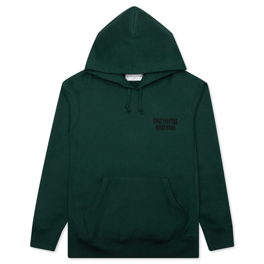 Heavyweight Pullover Hooded Sweatshirt Type-3 - Green