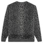 Leopard Mohair Cardigan - Grey