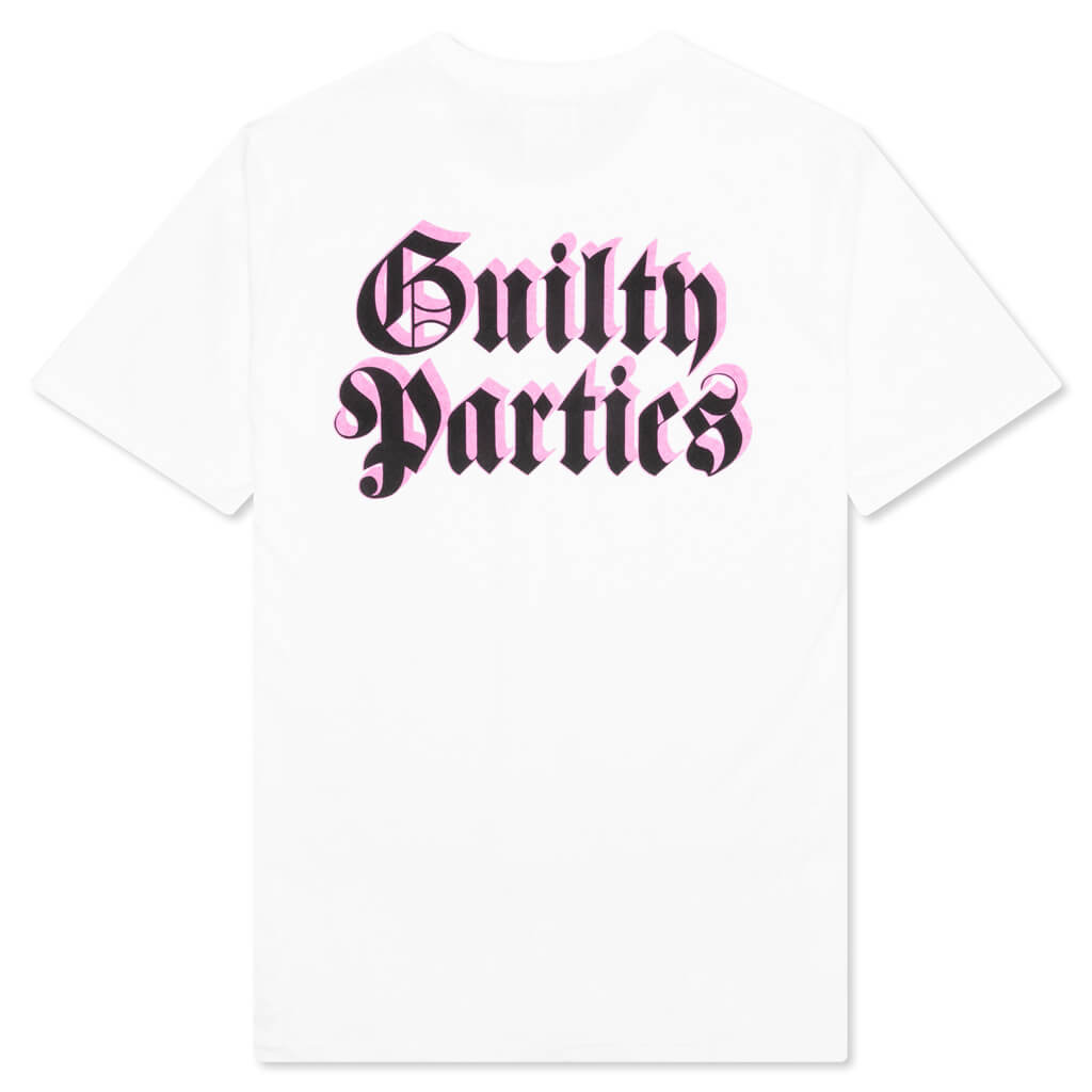 USA Body Crewneck T-Shirt Type-6 - White