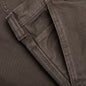 Washed Canvas Work Short - Brown
