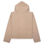 Washed Canvas Zip Hoodie - Tan
