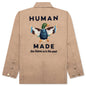 Washed Duck Coverall Jacket - Beige