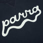 Water Wave Logo Crew Neck Sweatshirt - Navy Blue