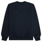 Water Wave Logo Crew Neck Sweatshirt - Navy Blue