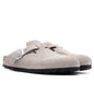Wide Boston Suede Embossed - Corduroy Stone Coin