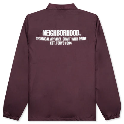 Windbreaker Jacket - Burgundy