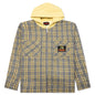 Wolf Hooded Overshirt - Grey