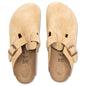Narrow Boston Suede - Latte Cream