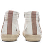 Women's Slide Suede Sneaker - White/Beige/Silver