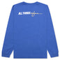 Feature x Wynn Logo Lock Up L/S Tee - Dazzling Blue