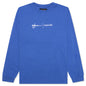 Feature x Wynn Logo Lock Up L/S Tee - Dazzling Blue