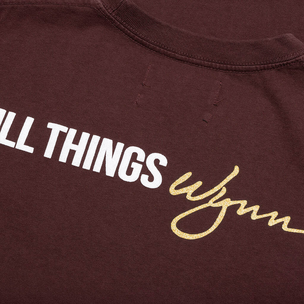 Feature x Wynn Logo Lock Up Tee - Huckleberry