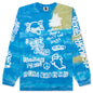 Youth Party L/S Tee - Blue/Tie Dye