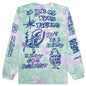 Youth Party L/S Tee - Green/Tie Dye