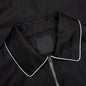 Zipped Jacket with Chandelier and Snake Embroideries - Black