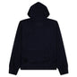 Zipped Hoodie In Monogram 72 Jacquard - Black/Navy