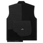 Padded Pocket Rib Gilet - Black