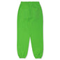 Embroidery Patch Detail Sweats - Neon Green