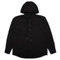 Oversized Fit Hoodie Shirt - Black