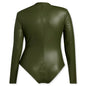 adidas x IVY PARK Women's Plus Size Faux Leather Bodysuit - Wild Pine