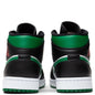 Air Jordan 1 Mid - Black/Pine Green/White/Gym Red