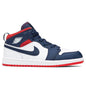 Air Jordan 1 Mid SE (PS) - White/University Red/Midnight Navy
