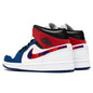 Air 1 Mid SE - White/University Red/Rush Blue/Black