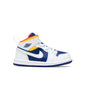 Air Jordan 1 Mid (TD) - White/Laser Orange