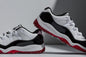 Air Jordan 11 Retro Low (PS) - White/University Red/Black/True Red
