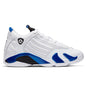 Air Jordan 14 Retro (GS) - White/Hyper Royal
