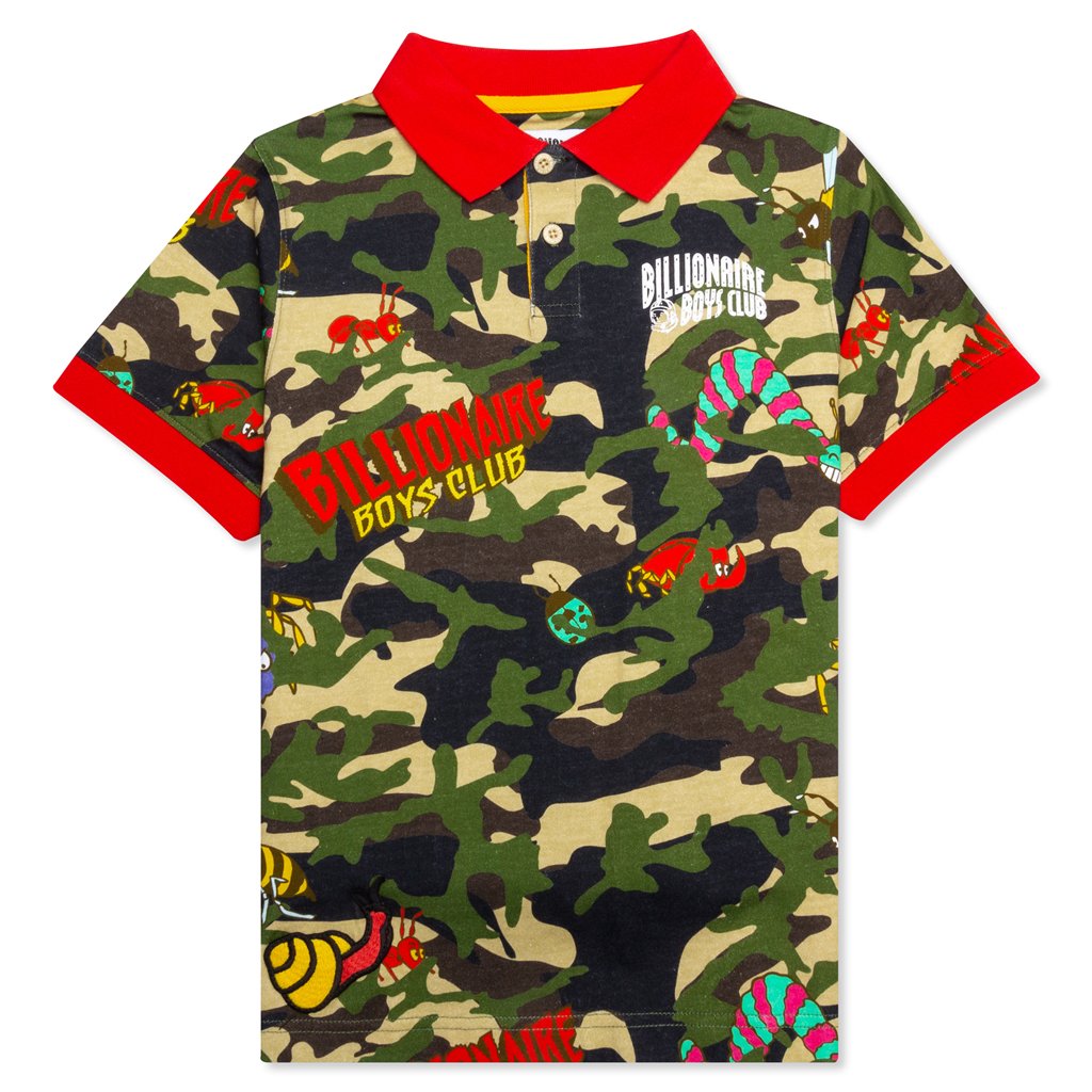 Kid's BB Terra S/S Polo - Reed Yellow