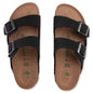 Women's Narrow Arizona Vegan Birkibuc - Black