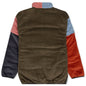 Color Blocked Micro Puffer W/ Removable Sleeves - Multi