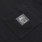 Waffle Knit Mock Neck L/S Shirt - Black