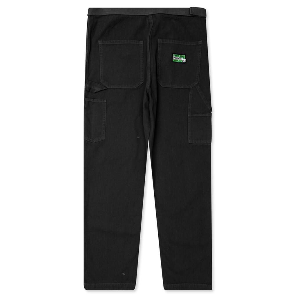 Washed Hard Ware / Soft Wear Carpenter Pant - Black