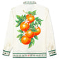 Printed L/S Silk Shirt - La Fleur De L'Oranger