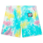 Chinatown Arc Left Sweatshorts - Tie Dye Blue