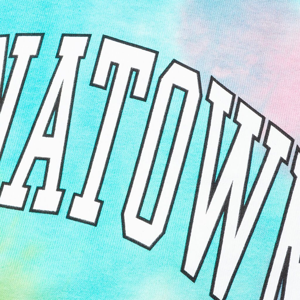 Chinatown Arc Left Sweatshorts - Tie Dye Blue