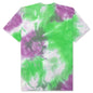 Chinatown Smiley Globe Ball T-Shirt - Tie Dye
