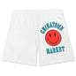 Chinatown Smiley Multi Sweatshorts - White