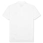 Black Emblem Polo Shirt - White