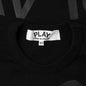 Double Hearts T-Shirt - Black/Black