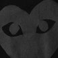 Double Hearts T-Shirt - Black/Black