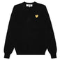 Gold Heart Sweater - Black